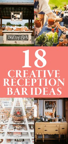 18 Creative Reception Bar Ideas | Junebug Weddings Stations For Wedding Reception, Wedding Mashed Potato Bar Ideas, Bar Set Up For Wedding Receptions, Bars For Wedding Reception, Wedding Dry Snack Bar, Food Bar Ideas For Wedding, Diy Bar Set Up For Wedding, Bar Ideas Wedding Receptions, Self Serve Bar At Wedding