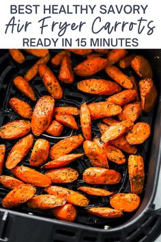 the best healthy savory air fryer carrots ready in 15 minutes