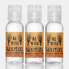 Halloween Be Wise Sanitize Fun Party Favor Hand Sanitizer Color: black. Gender: unisex. Age Group: adult. Halloween Party Favors For Adults, Company Party Favors, Halloween Hand Sanitizer, Quarantine Party, Halloween Whimsical, Halloween Sleepover, Cricut Gifts, Halloween Themed Birthday Party, Nerd Wedding