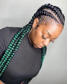 50 Goddess Braids Hairstyles for 2021 to Leave Everyone Speechless 2 Goddess Braids, Two Goddess Braids, High Ponytail Styles, Goddess Braids Updo, Goddess Braid Styles, Scalp Braids, Unique Hair Clip, Braids Ideas, Protective Hair