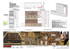 an architectural drawing shows the different sections of a building and how they are used to make it