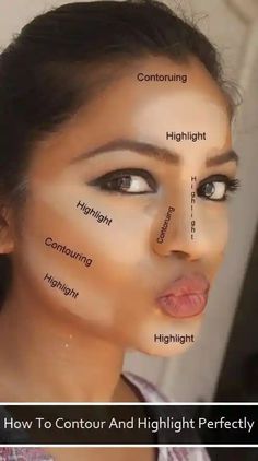 Makeup Contouring, Tutorial Eyeliner, Contour And Highlight, Contour Tutorial, Contour Makeup Tutorial, Makeup Tip, How To Apply Concealer