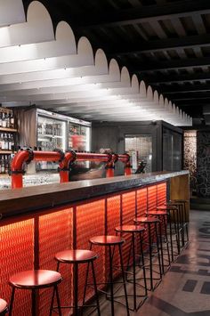 ater.architects, Andrey Avdeenko · PUNKRAFT · Divisare Bar Counter Design, Bar In Casa, Counter Design, Bar Design Restaurant, Design Del Prodotto