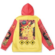 Anime Pikachu Pokemon Streetwear Hoodie Perfect And Unique Gifts For Otaku Anime Fans On Christmas Pokemon Streetwear, Pokemon Hoodie, Anime Streetwear, Streetwear Hoodie, Pocket Monsters, Anime Outfits, Just Love, High Definition, Pikachu