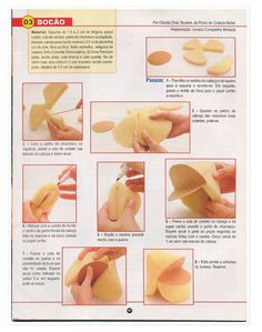 instructions on how to cut and peel potatoes in spanish, with pictures showing the steps