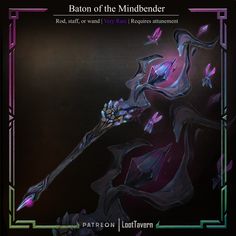 the cover art for baton of the mindbender