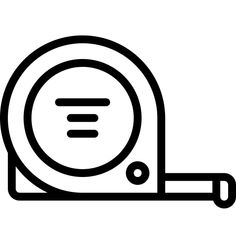 a black and white line drawing of a tape dispenser on a white background