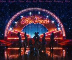 the cast of dancing on stage in front of an arch that reads'the feels '