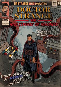 the cover to doctor strange in the multiverse of nightmares