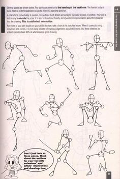 an instruction manual for drawing cartoon characters