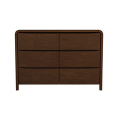 Lionel Mid Century Modern Solid Wood 6-Drawer Dresser from Midinmod - Luna Furniture Dresser Drawer Organizer, Brown Chest Of Drawers, Modern Bedroom Dressers, Dresser Drawer Organization, Legs Furniture, Drawer Bedroom, Solid Wood Dresser, Walnut Dresser, Dangerous Goods