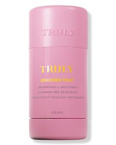 Truly Beauty Unicorn Fruit Aluminum Free Deodorant for Women with Cotton Candy Scent - Natural Deodorant for Brighter and Smoother Underarms - 3 Oz Cotton Candy Deodorant, Cotton Candy Scent, Truly Beauty, Deodorant For Women, Aluminum Free Deodorant, Antiperspirant Deodorant, Antiperspirant, Natural Deodorant, Makeup Skin Care