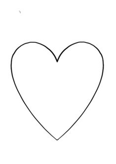 a black and white drawing of a heart with one side facing the viewer, on a white background