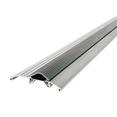 an aluminum gutter pipe on a white background