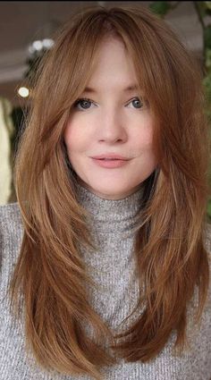 Face Framing Layers Long Hair Red, Medium Length Red Hair With Curtain Bangs, Face Framing Layers Red Hair, Medium Length Red Hair With Bangs, Face Framing Layers Long Hair Straight Side Bangs Medium Hairstyles, Ginger Hair With Layers, Medium Length Red Hair With Layers, Ginger Layered Hair, Medium Length Copper Hair