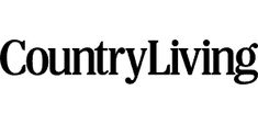 the country living logo is shown in black and white