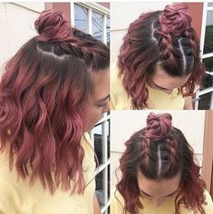 Amazing Braids, Half Bun, Pretty Braids, Long Box Braids, Short Braids, Peinados Fáciles Para Cabello Corto, Cool Braids, Short Hair Updo, Trending Hairstyles