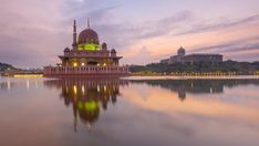 Putra Mosque, Putrajaya Malaysia, Time Lapse, Video Clip, Stock Footage, Taj Mahal, Cityscape, Lake