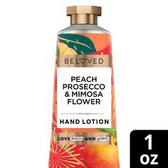 Love Beauty and Planet is committed to small acts of love that make you and our planet a little more beautiful, every day. With this in mind, this nature inspired hand lotion offers a small act of love for dry skin, with every use. An uplifting blend of sparkling sweet peach and fresh mimosa flower, our Peach Prosecco and Mimosa Flower soothing hand cream formula is made with 92 percent naturally derived ingredients and leaves dry skin feeling soft and smooth. It is infused with essential oils a Small Lotion Gifts, Prosecco Mimosa, Small Acts Of Love, Lotion Travel Size, Beauty And Planet, Mimosa Flower, Best Lotion, Acts Of Love, Sweet Peach