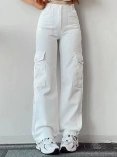 Act now and take advantage of our limited-time online special offer! Buy one pair and get the second pair at 50% off! Don't miss out on this exclusive deal - grab this sale before it ends! These viral trending women's cargo pants are a must-have addition to your wardrobe, offering style, comfort, and functionality Super Comfortable Material: Crafted from high-quality, breathable fabric, these cargo pants ensure all-day comfort, making them perfect for any occasion. Adjustable Waist: Our innovati Beige Sweatpants, Celana Kargo, Celana Fashion, Cargo Pants Streetwear, Match Three, Chique Outfit, Batik Pattern, Weave Style, Pant Style