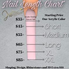 Nail Length Chart, Nail Tech School, Nail Room Ideas, Acrylic Nail Supplies, Nail Hacks, Nail Tutorial Videos, Business Nails, Acrylic Nails At Home, Home Nail Salon