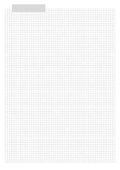 a sheet of paper that has been drawn with graph paper on the top and bottom