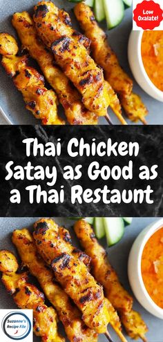 thai chicken satay as good as a thai restaurant