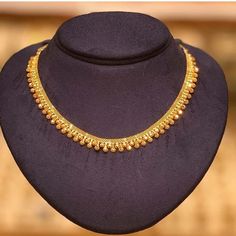 Light Weight Gold Necklace Set Indian, Nackles Design Simple, Small Necklace Designs, Simple Gold Necklace Designs Latest, Small Gold Necklace Set Indian, Nackles Gold Design, Light Weight Gold Choker Set, Light Weight Necklace Gold