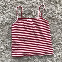 Brand New With Tags / Never Worn John Galt Nordstrom Pacsun Striped Cotton Tank Top, Striped Cotton Tank Top For Vacation, Striped Crop Top For Beach, Striped Cami Tops For Spring, Cute Red Summer Tank Top, Striped Cotton Tank Top For Day Out, Spring Striped Crop Top, Striped Cotton Summer Crop Top, Striped Summer Cami Top