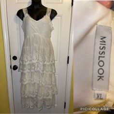 In Excellent Condition. Purchased For Wedding But Found A Dress I Liked Better. Size Xl. New Without Tags. White Lace Dress, Lace White Dress, A Dress, Xl Dress, White Lace, Lace Dress, Color White, Womens Dresses, Tags