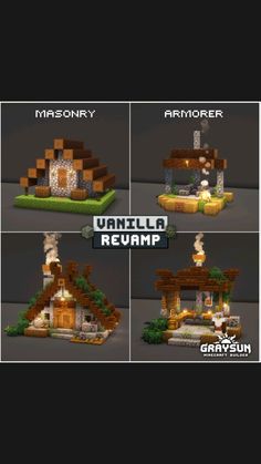 the different types of houses in minecraft