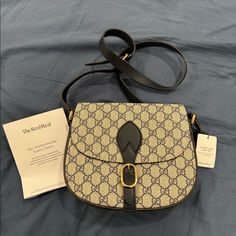 Linea Gg Supreme Crossbody Bag W/Tags. Pristine Condition. Authenticated By The Realreal With Certificate. Includes Dust Bag. Shoulder Strap Drop Max: 20.5" Shoulder Strap Drop Min: 18.5" Height: 8" Width: 9" Depth: 2.75" Gender: Women Item # Guc649409 Gucci Bags, Bag Shoulder, Limited Time, Crossbody Bag, Dust Bag, Shoulder Strap, Bag Lady, Color Blue, Shoulder Bag