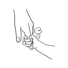 two hands holding each other's hand with the fingers pointing towards one another on a white background