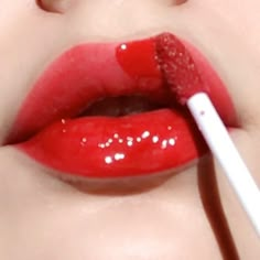 BLOODY GORGEOUS ⚡️⚡️⚡️ Meet LUST Gloss shade 'BLOOD 2' paired with PermaGel Ultra Glide Lip Pencil in 'MAJOR RED' - this COUTURE-CLASSIC BLUE RED is indispensably iconic. ___ FALL IN LOVE AT FIRST SWIPE with LUST: Gloss starting 5.10.18 at PATMcGRATH.COM -- Lips Aesthetic, Makeup Board, Cherry Cola, Kesha, Lip Art, Beautiful Lips, Glossy Lips, Love At First