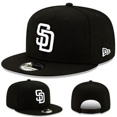 gwbks                                                                     This Listing is for a brand new with tags Authentic New Era San Diego Padres Snapback Hat MLB League Basic Adjustable Black Cap Brand New, Original Tag Attached  Material: 100 % Polyester  High Profile, MLB League Basic Black Cap  Grey Colorway Underneath Brim of Hat  Has a thick, Durable Panel Material  MLB Authenticity Sticker Under the Brim  100% Authentic Merchandise,Factory Direct  Classic New Era 950 Snapback Hat Feature  Embroidered graphics on front team logo  6 Panel Construction  Officially licensed Products  One Size Fits Most  New Era Embroidered side Logo  Generally Fit up to Fitted Size 7 3/4  Premium Quality, Comfortable Fit                                                             Prefered Payments Chicago Bulls Snapback Hat, Bmw Accessories, Dope Hats, New Era Hats, New Era Fitted, Black Snapback, Visor Cap, Hype Shoes, Sport Hat