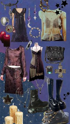 #whimsigoth #whimsigothic #90s #witchy #goth Plus Size Hippie Goth, Whimsigothic Aesthetic 90s, Whimsigoth Lookbook, Whimsical Goth Clothes, Whimsy Goth Clothes, Whismgothic Outfits 90s, 90s Whimsigoth Aesthetic, Wimsey Goth Style