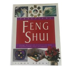 a book with pictures on it and the title practical feng shui written in english