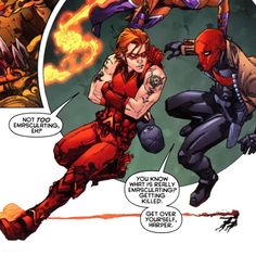 an image of a comic page with deadpools