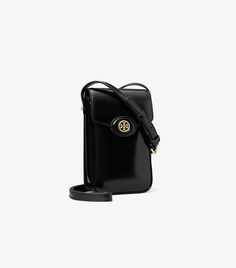 Robinson Spazzolato Phone Crossbody: Women's Designer Mini Bags | Tory Burch Womens Designer Handbags, Mini Bags, Women Empowerment, Mini Bag, Designer Handbags, Designer Shoes, Designing Women, Patent Leather, Tory Burch