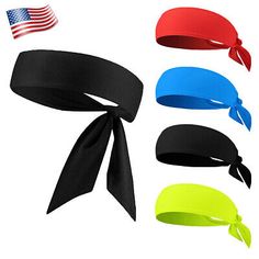 Premium Quality Sports Headband Hair Back Sweatband Ninja Bandana Karate Head Tie for Men Women, Womens Accessories Working Out Outside, Sports Headband, Head Tie, Head Ties, Tie For Men, Sports Headbands, Hair Back, Headband Hair, Headband Hairstyles