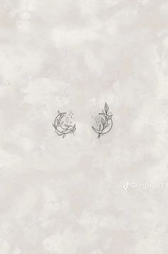 two small black flowers on a white background with the words, i love you written in it