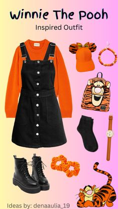 an image of winnie the pooh inspired outfit