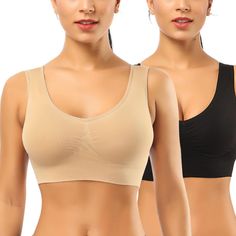 PRICES MAY VARY. SLEEP BRAS: Wide elastic straps and wide band hem provide support for your bust, best choice for low impact sports and daily wear, set free for your breast. It can be a sports bra, Yoga bra, workout bra, Dancing bra, sleep bra, daily bra and everyday bra. SUPER COMFORT: This comfortable bras is super soft, there will be no more struggle with your everyday bra , Say good bye to discomfort , pinching , itching & Scratching. ADDED STRETCH: This sleep bra has been added stretch, it Dance Bras, Slip Shorts, Sleep Bra, Bra For Women, Good Bye, Comfortable Bras, Everyday Bra, Yoga Bra, Comfortable Tops