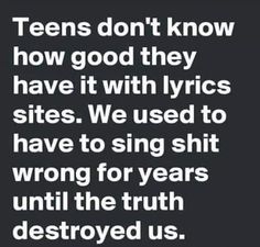 Karaoke Funny, Lyrics Funny, Funny Quotes For Teens, Funny Quotes About Life, Funny Things, New Memes, Meaningful Quotes