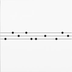 the lines are drawn in two different ways, and each has four dots on them