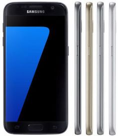 the samsung galaxy s7 is shown in three different colors and features an external camera