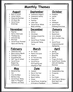 months of the year printable for kids to use in their homeschool classroom