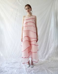 Betta Fish Dress– NOT JUST A LABEL Fit Moodboard, Music Image, Fish Dress, Look Office, Tinted Glasses, Color Light Pink, 2024 Style, Pink Body, Organza Fabric