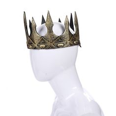 Season:All Seasons; Material:PU; Package Dimensions:50.015.01.0; Listing Date:05/17/2022 Crowns For Men, Lion King Show, King Crowns, Medieval Crown, Halloween Crown, Oddities Decor, Crown Art, Imperial Crown, Vintage Crown