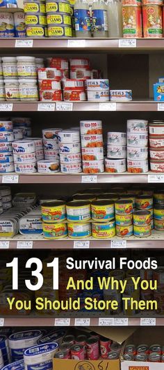 The Internet is littered with lists of food and supplies, but this isn't just another list of survival foods--it's also a guide. Survival Food Storage, Survival Foods, Survival Equipment